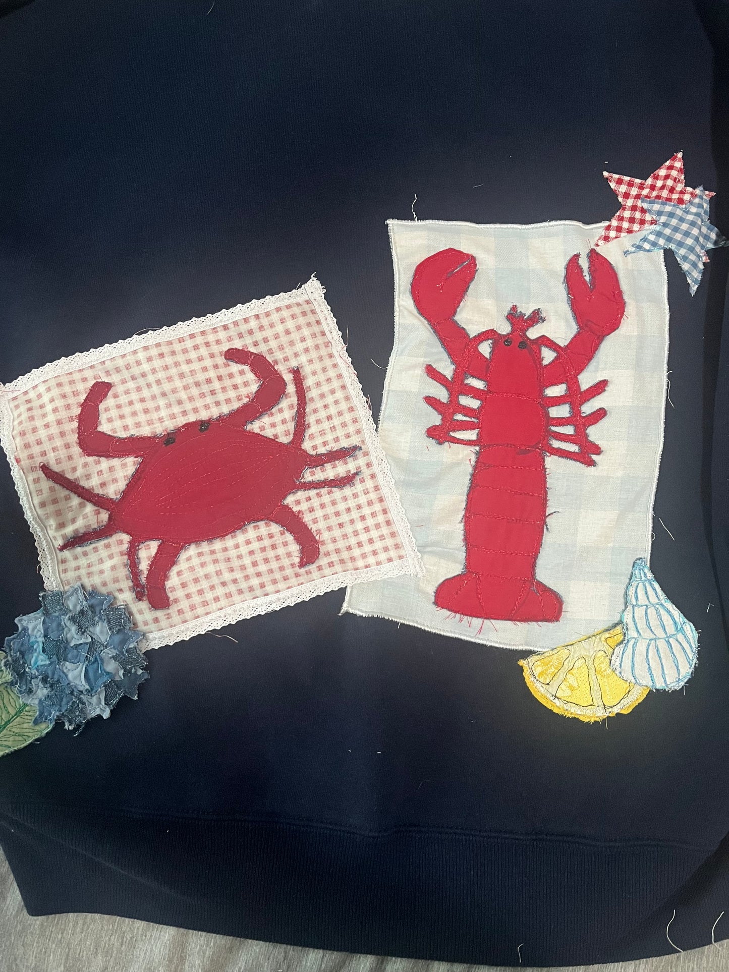 lobster & crab sweatshirt