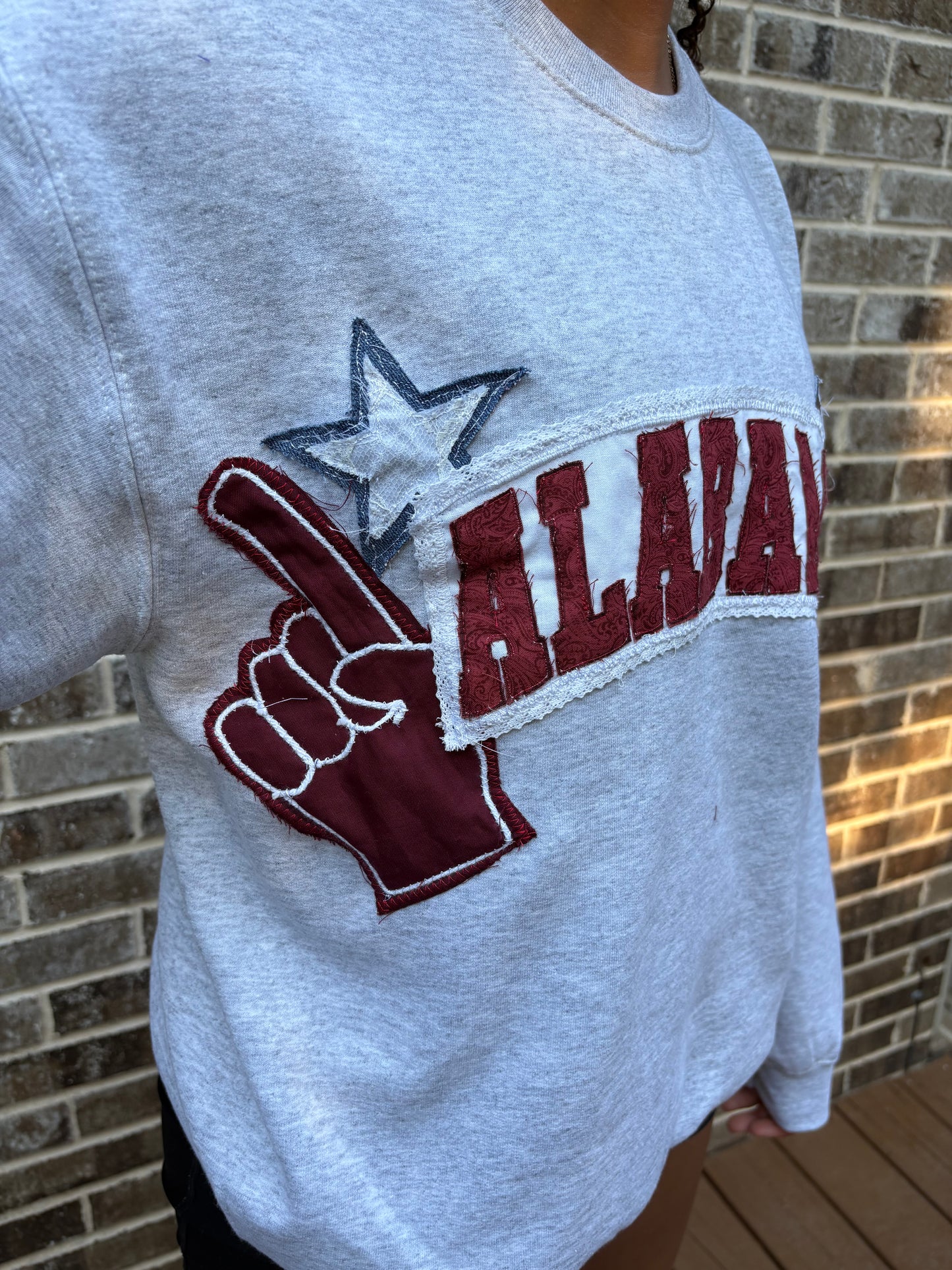 “alabama” college sweatshirt
