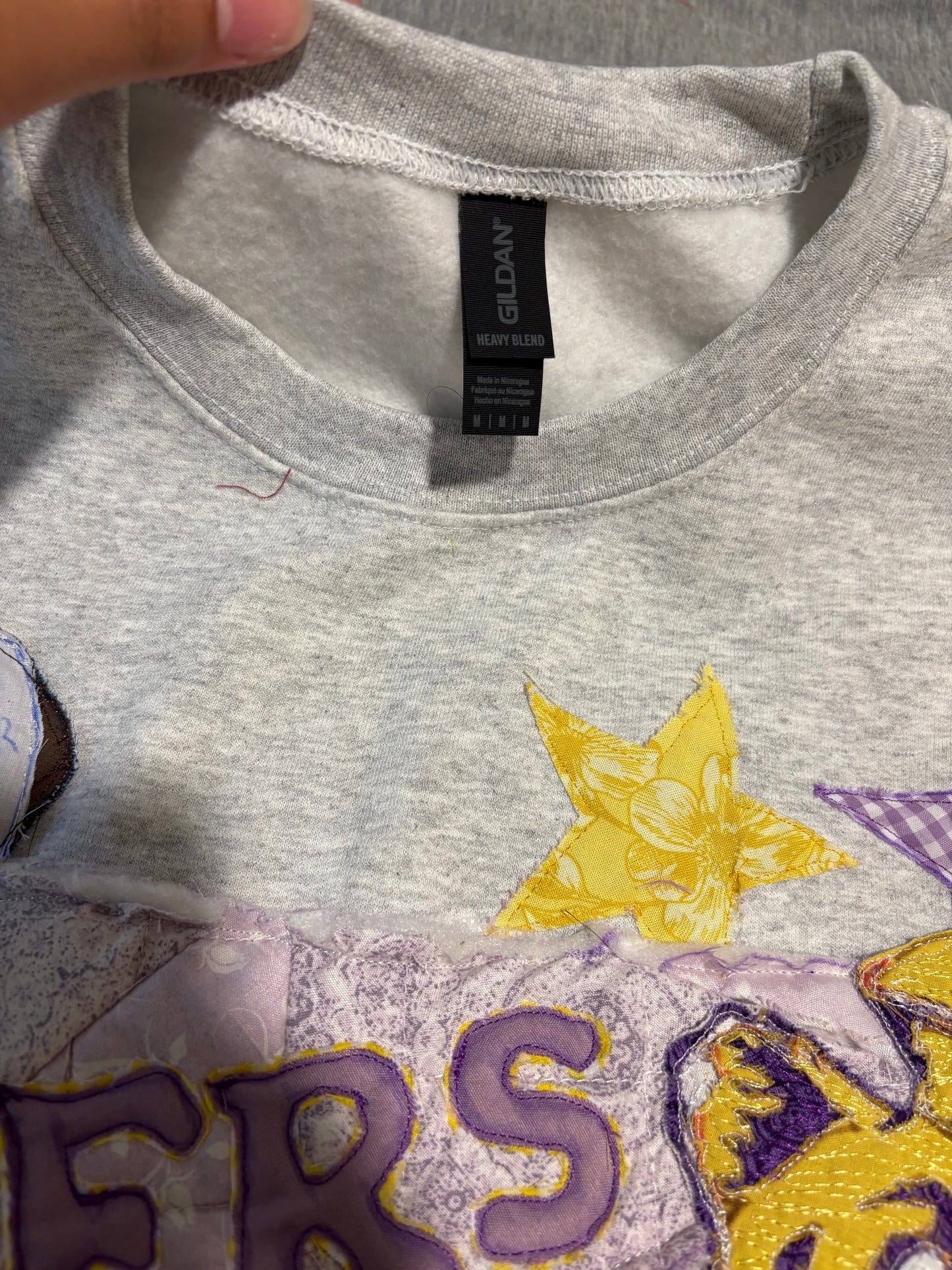 “lsu” college sweatshirt