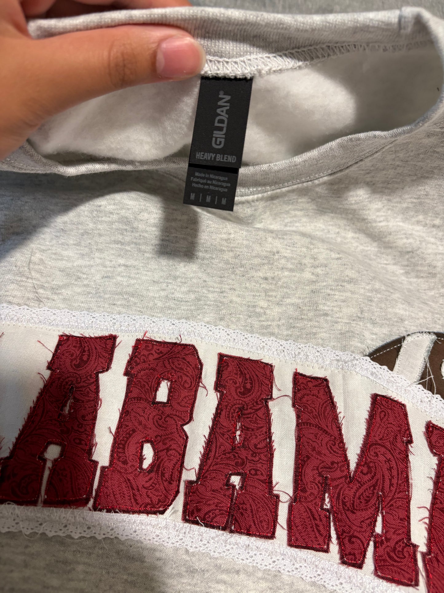 “alabama” college sweatshirt