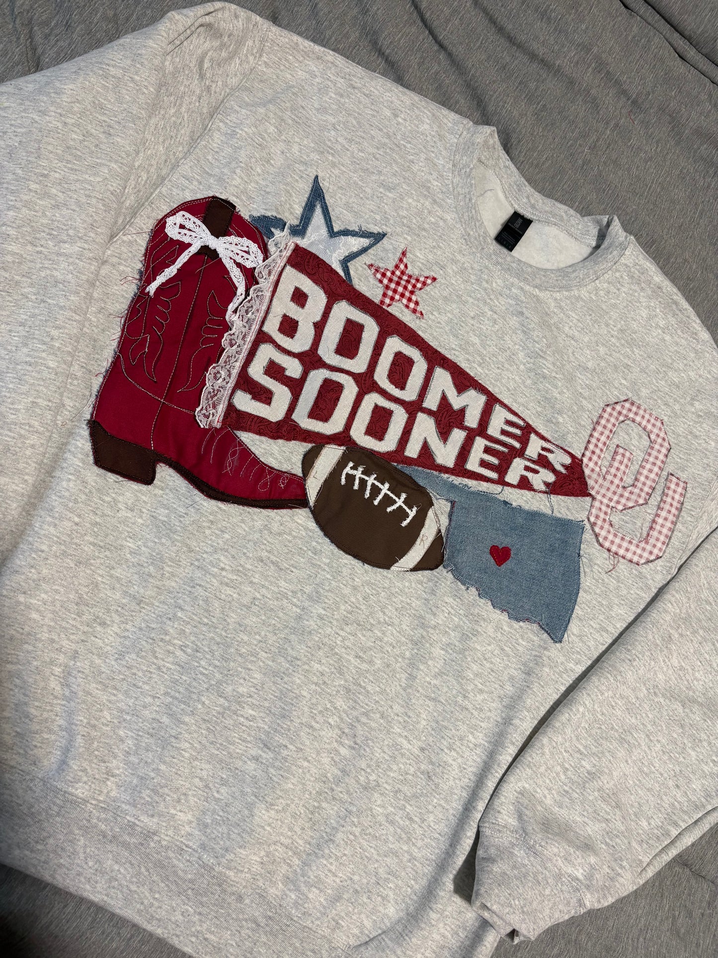 “oklahoma” college sweatshirt