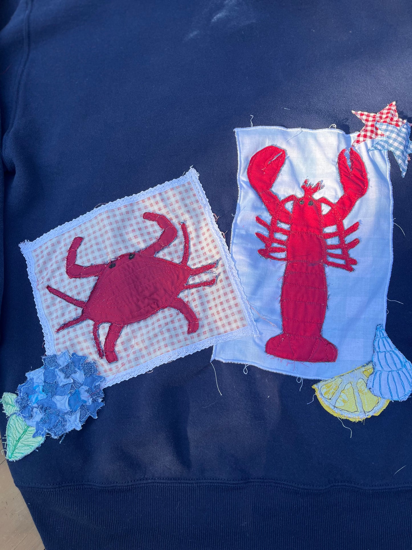 lobster & crab sweatshirt