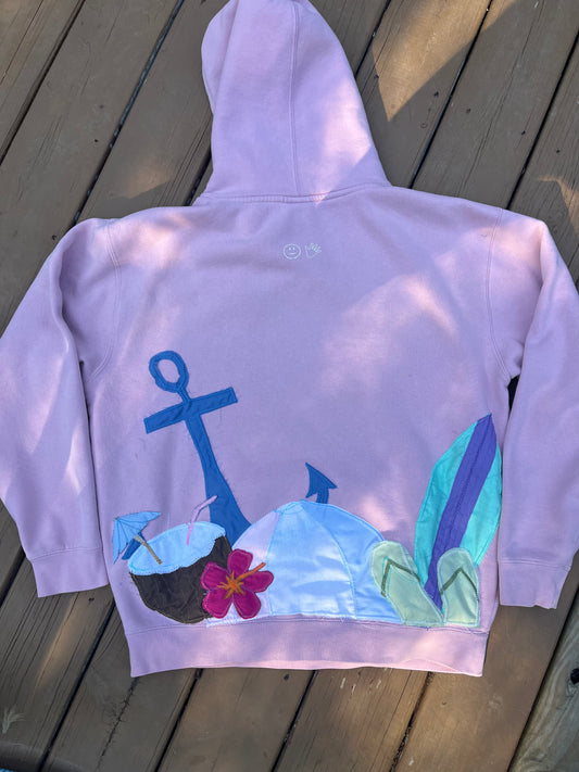 ‘beach’ sweatshirt